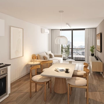 VENTA DEPARTAMENTO BARRIO LOURDES, 1 DORMITORIO AL FRENTE CON AMENITIES EN CONSTRUCCIÓN