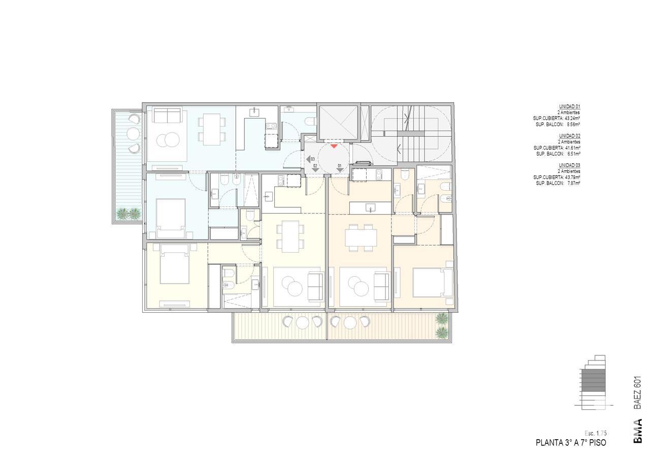 plano planta piso 4