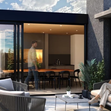 Departamento en  venta  en Balcarce al 500 de 1 dormitorio con patio, Rosario Zona Rio
