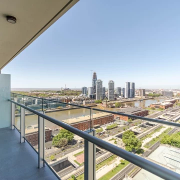 ALQUILER PUERTO MADERO MONOAMB CON BALCON AMOBLADO