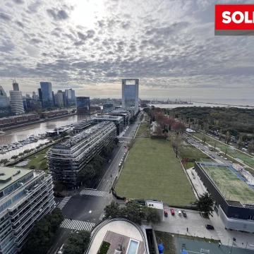 Venta departamento de 2 ambientes piso alto y vista panorámica en Torres del Yacht, Puerto Madero. 