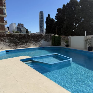 Departamento de 2 ambientes vista abierta en Las Cañitas