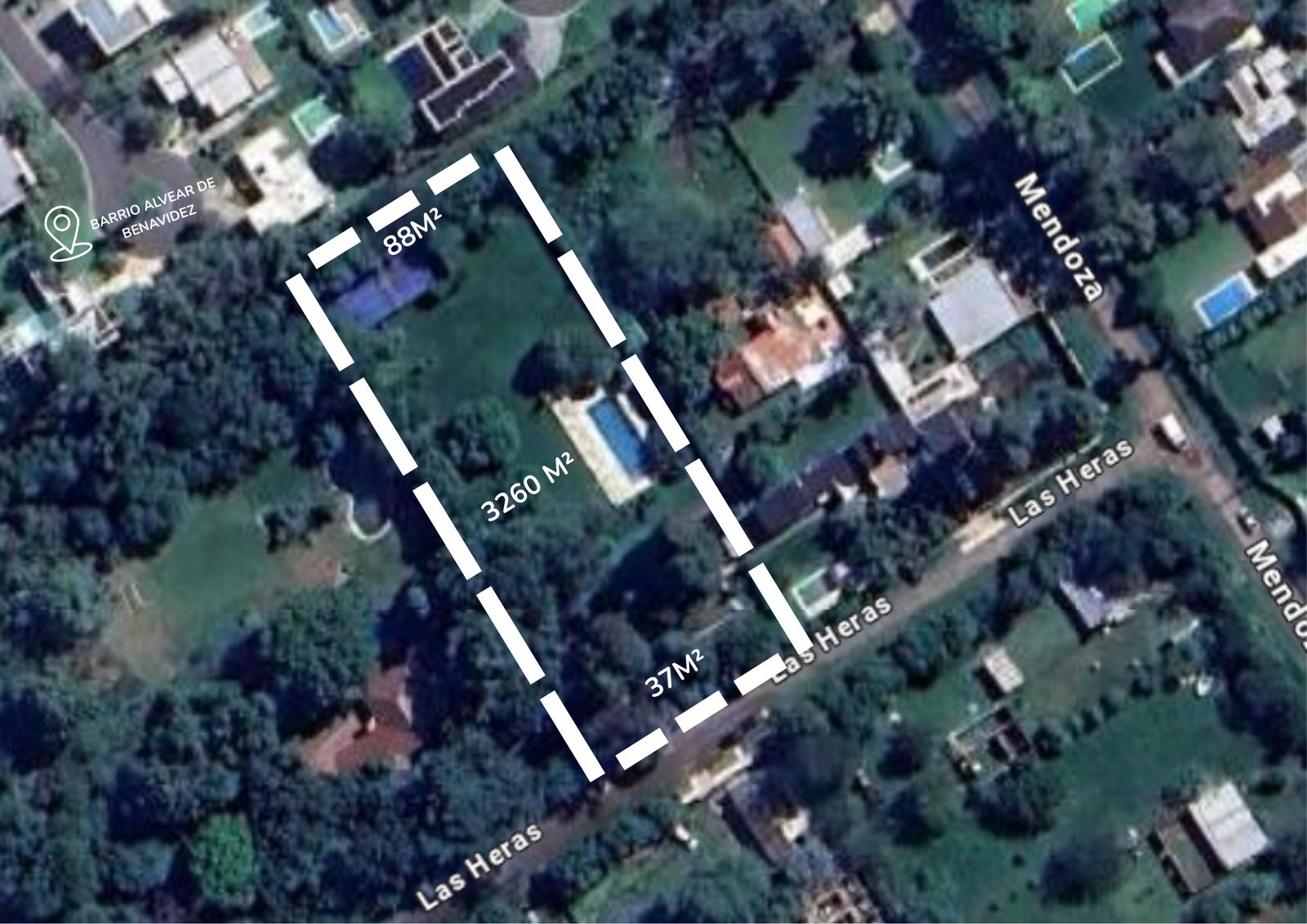 LOTE EN VENTA DE 3260M2 - APTO DESARROLLO - BENAVIDEZ - 2