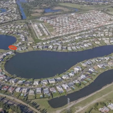 Venta de Lote a la laguna 1133m2, APTO PERMUTA,  en barrio San Gabriel, Villa Nueva, Tigre