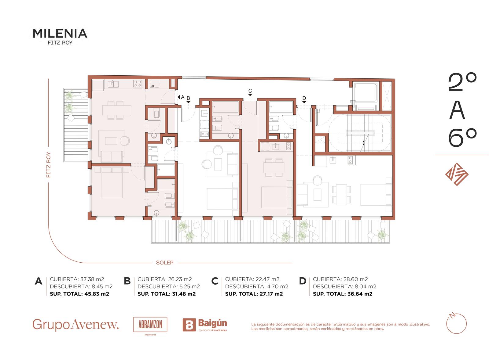 PLANTA PISO 2 AL 6