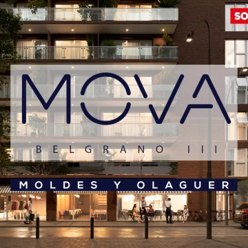 Venta - 2 ambientes - Mova Belgrano III