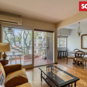 Venta 3 ambientes con balcon aterrazado y cochera fija en pb, 84m totales