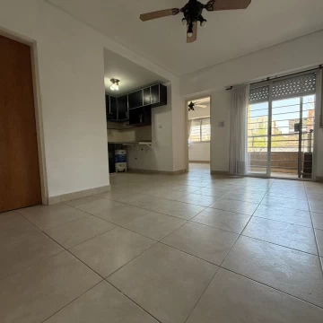 2 Ambientes Contrafrente Abierto | Muy Luminoso | Terraza con Parrilla