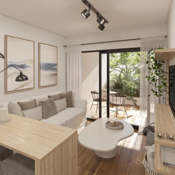 2 ambientes en Superi y Av. de los Incas. En construcción. E