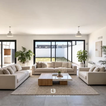Duplex 3 Dorm. B° Confluencia Rural | Espacios amplios, Jardin, Galeria con Parrilla