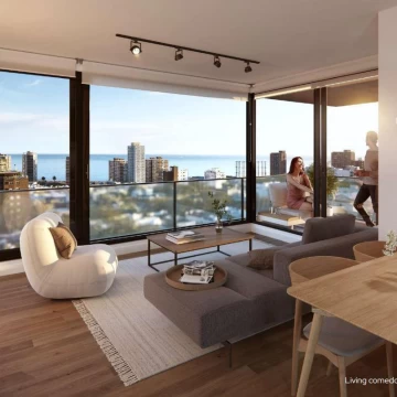 Venta apartamento monoambiente con terraza en Centro