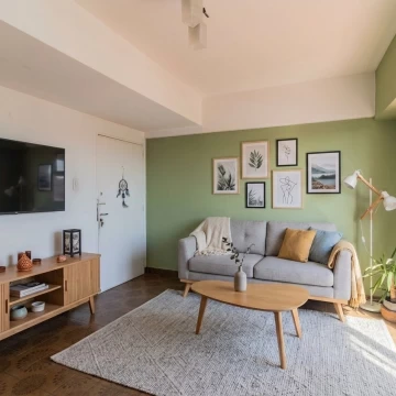 Venta . Depto . 2Amb . Balcon Aterrazado . Piso Alto .