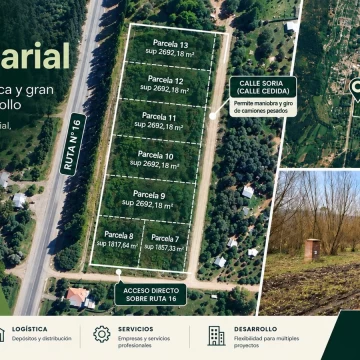Lotes Industriales y Logísticos sobre Av. San Martín Desde 1.800 m² Paralelo 42 El Bolsón Rio Negro