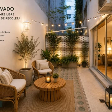 3 ambientes c/patio a metros de Av. Santa Fe