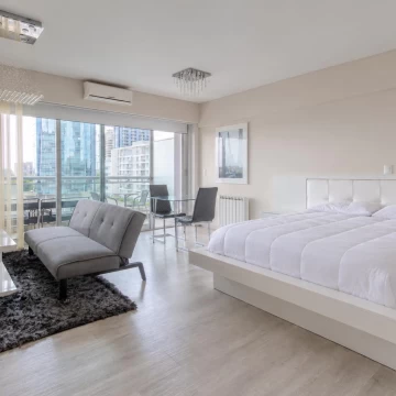 Monoambiente en alquiler amoblado y equipado en Puerto Madero