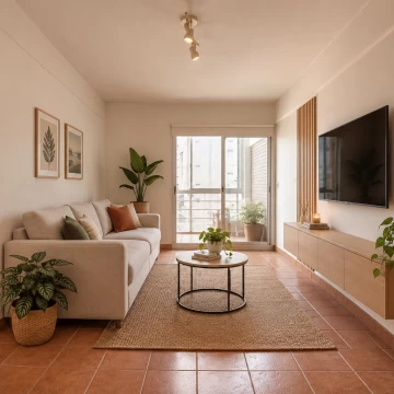 Departamento dos ambientes con balcón. Caballito.  Seguridad 24h. Amenities.