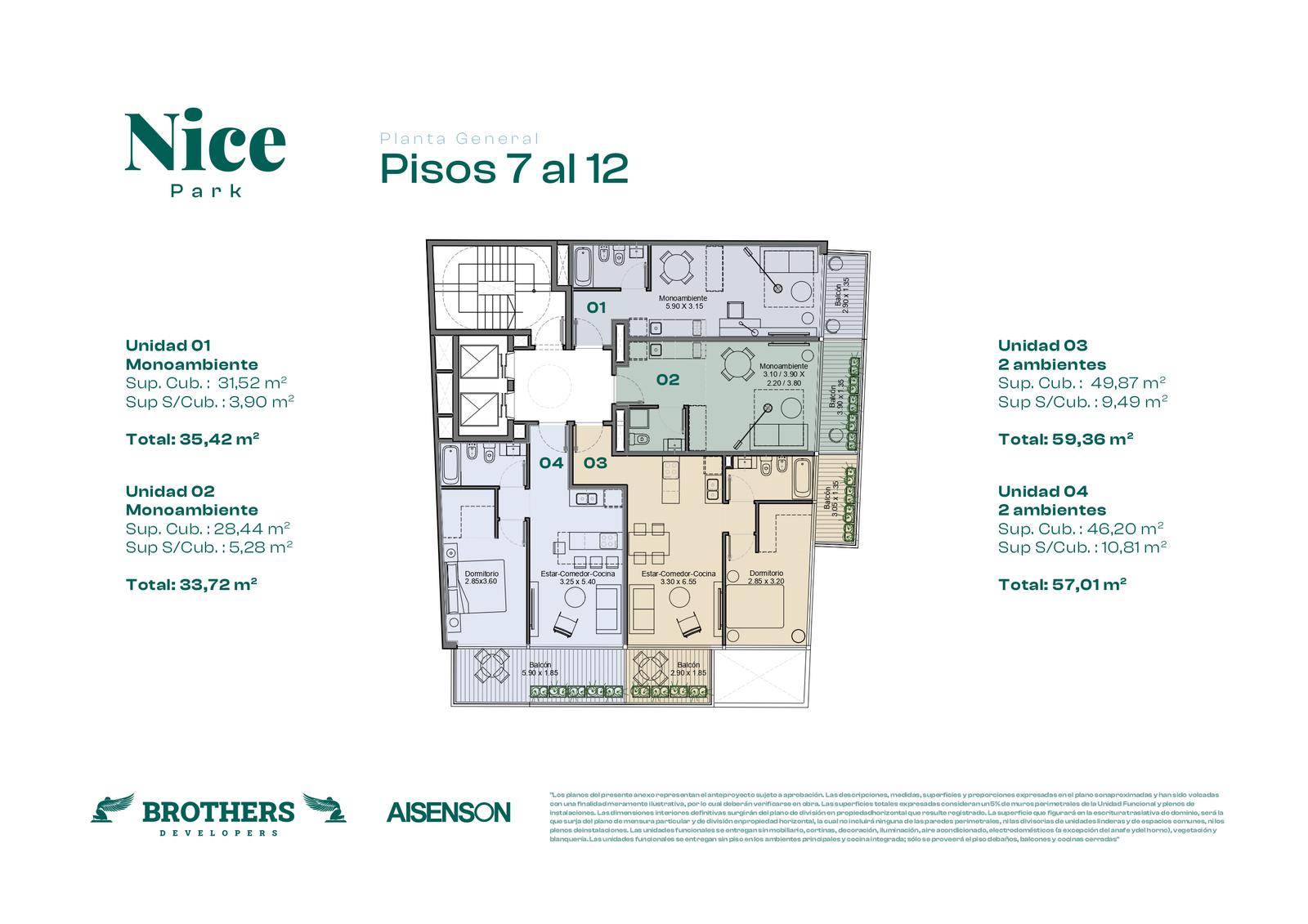 PLANTA PISO 7-12