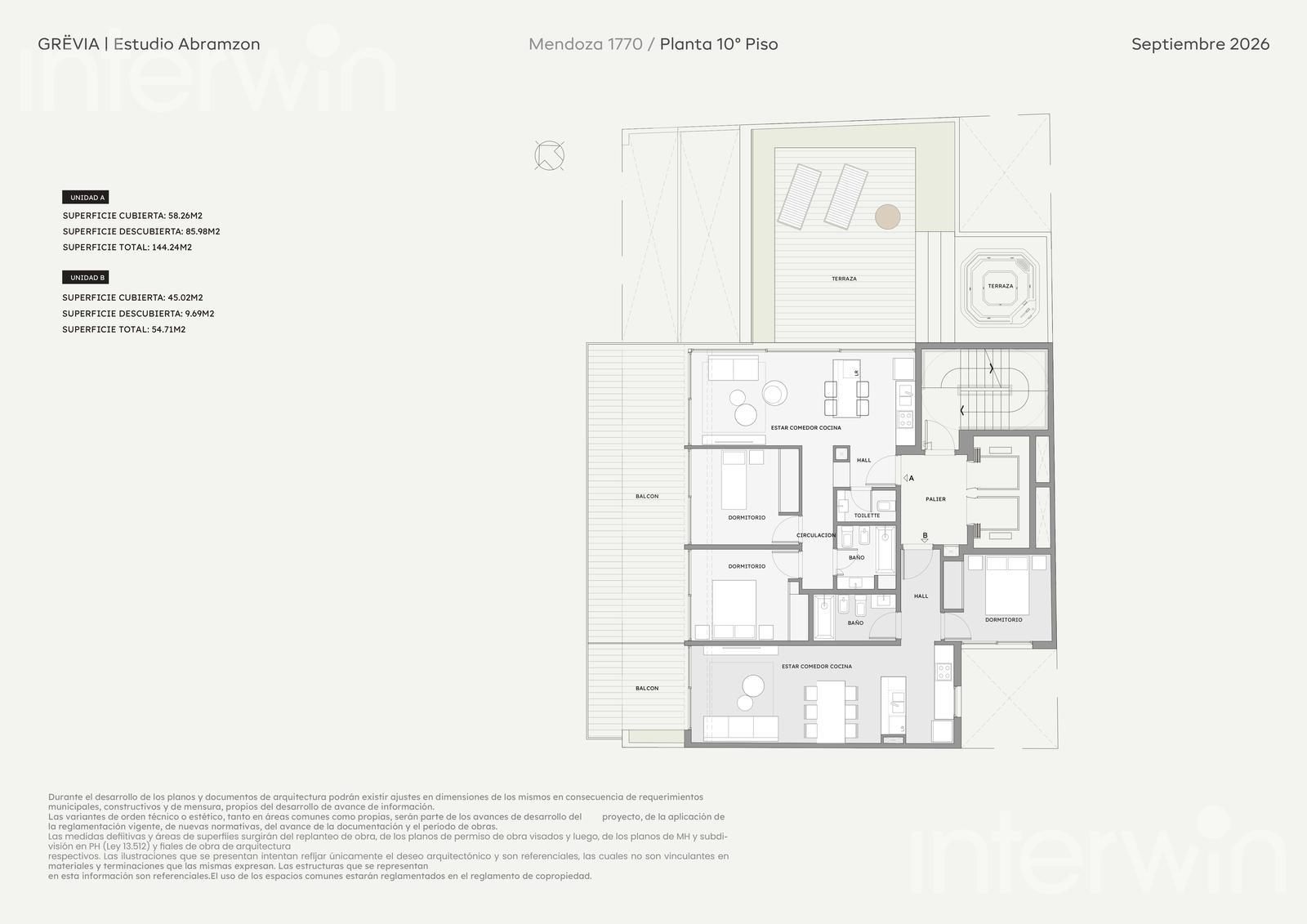 plano planta piso 10
