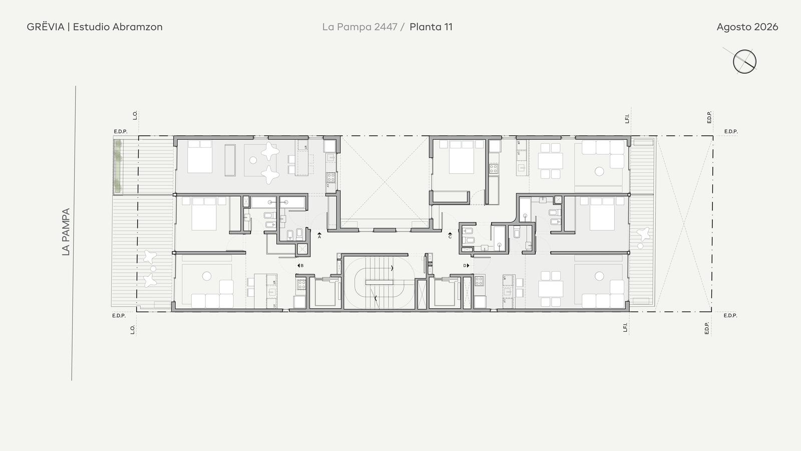plano planta piso 11