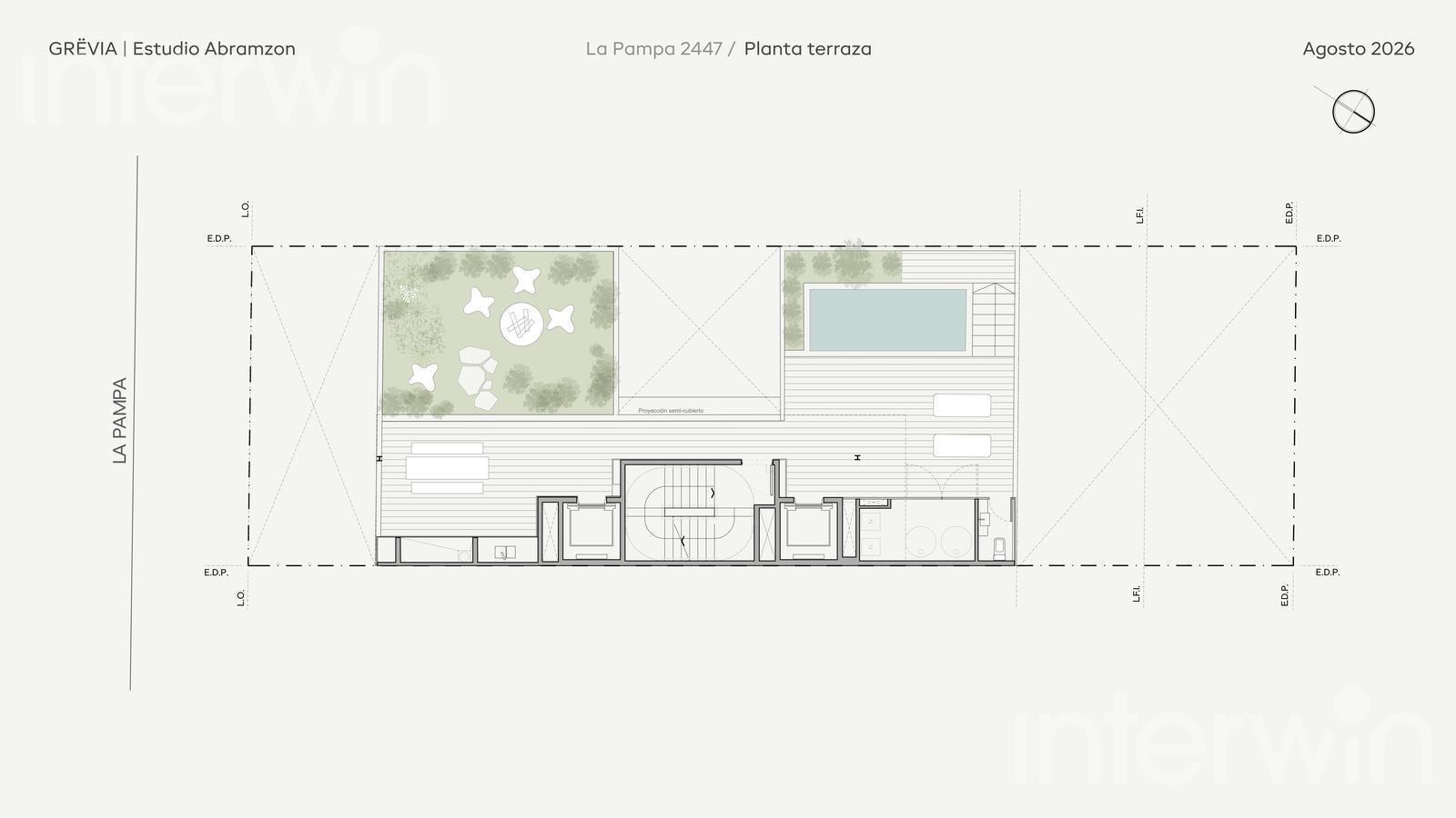 plano planta terraza