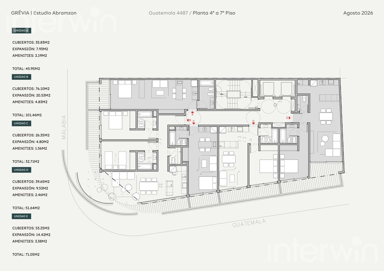 plano planta piso 1a3