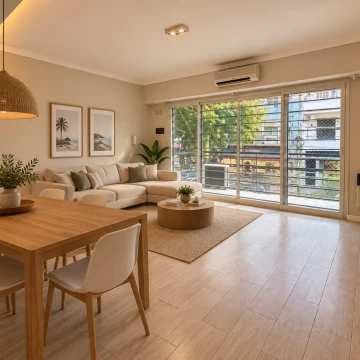 Departamento 3 Ambientes Apto Profesional / Vivienda en La Lucila | 2 Baños | Balcón al Frente