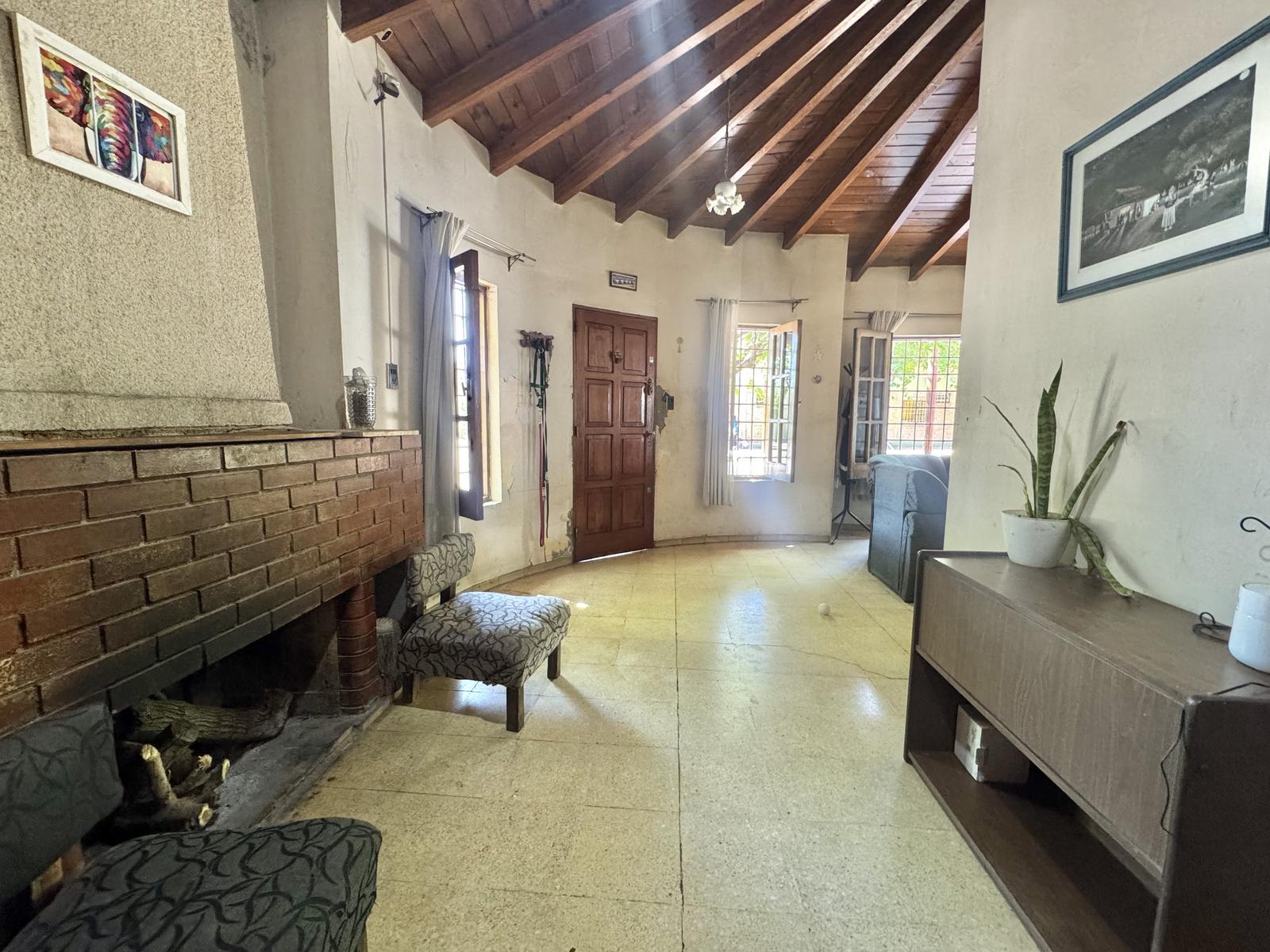 living comedor con hogar