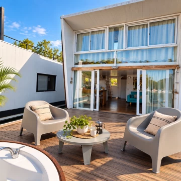 Exclusiva Casa Flotante con Jacuzzi y Vista al Río | Club San Fernando, totalmente equipada!!!