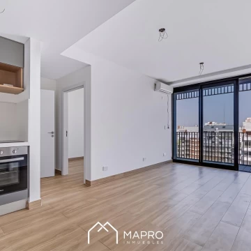 3 ambientes en piso alto con balcon, vista abierta y full amenities en Caballito