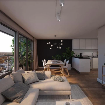 Venta apartamento un dormitorio con renta en Tres Cruces