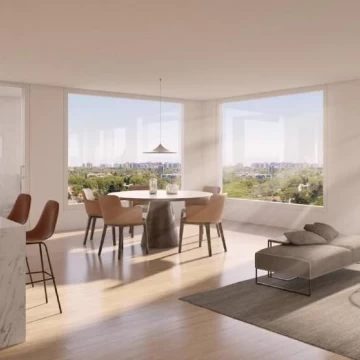 VENTA Departamento 2 ambientes Balcón Terraza Piso Alto Construcción Olivos