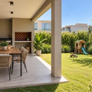 Casa 3 dormitorios en Pilar - Jardin y amenities