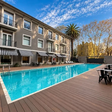 Venta monoambiente 46 M2  COCHERA vista abierta amenities Quartier Madero Urbano