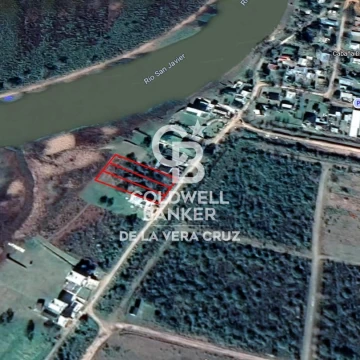 Terreno en Saladero Cabal frente al rio