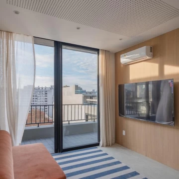 Venta apartamento de dos dormitorios con terraza en Palermo, Montevideo