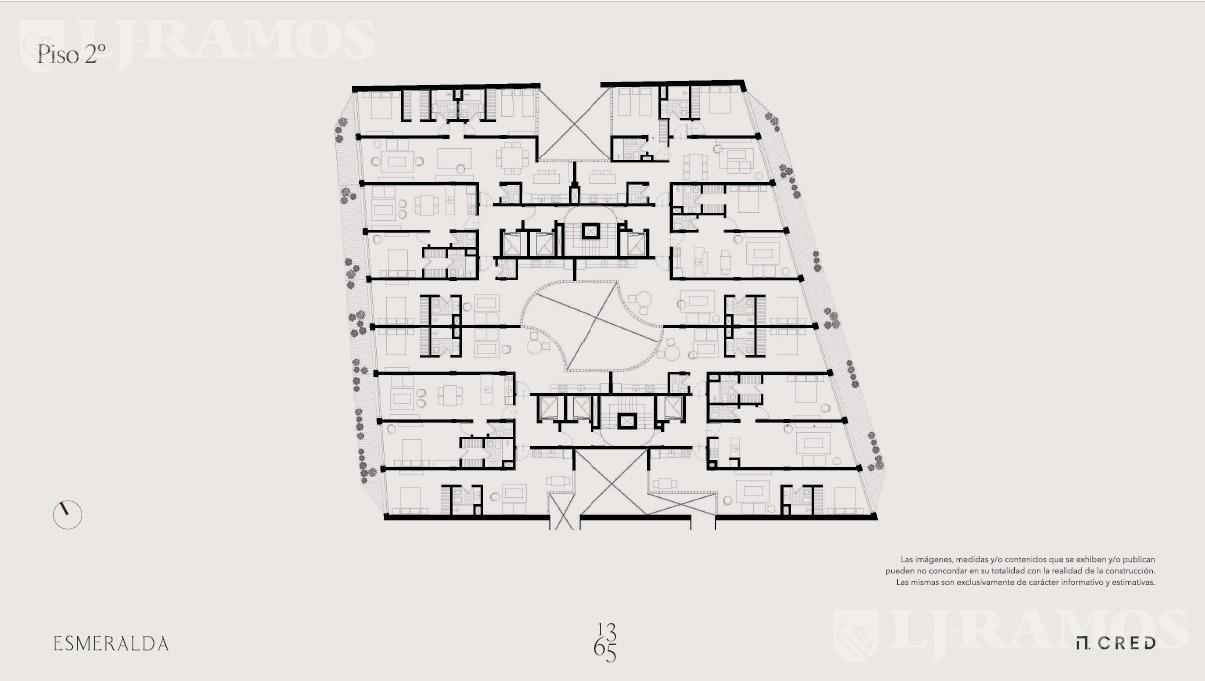 Esmeralda 1365 - Plano General Piso 2