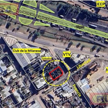 Venta terreno industrial de 600 m2 a una cuadra de Panamericana km.27