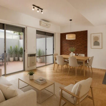 Venta Departamento en Flores 2 ambientes con gran patio y mucha luz
