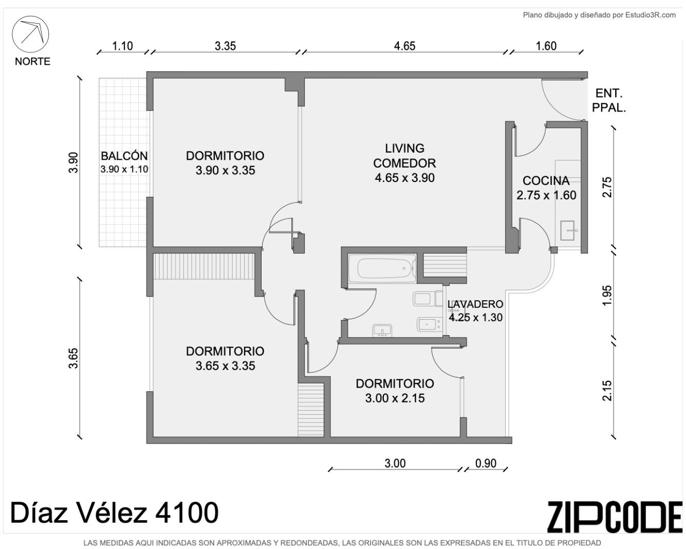 Departamento de 2 dormitorios en Almagro, foto 2