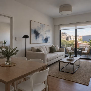 Venta. 3 ambientes. Apto Crédito. Frente. Balcon. Terraza. Cochera.