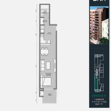 Departamento - Barrio Norte