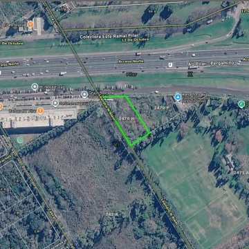 Fracción en venta sobre Colectora frente a Panamericana km 50, Pilar