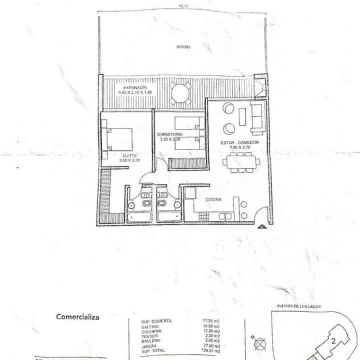 Departamento de 3 amb en PB en venta  en   Insignia Nordelta