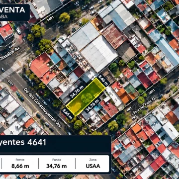 Terreno en Villa Urquiza