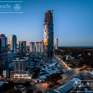 Departamento en obra en Madero Harbour con vista panorámica al río y ciudad  Puerto Madero