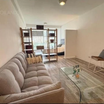 Alquiler Departamento Monoambiente Amueblado Cochera Cubierta Fija Full Amenities Palermo Colegiales