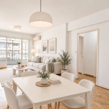 Departamento 3 ambientes al frente con balcón en venta – Almagro - Piso 10