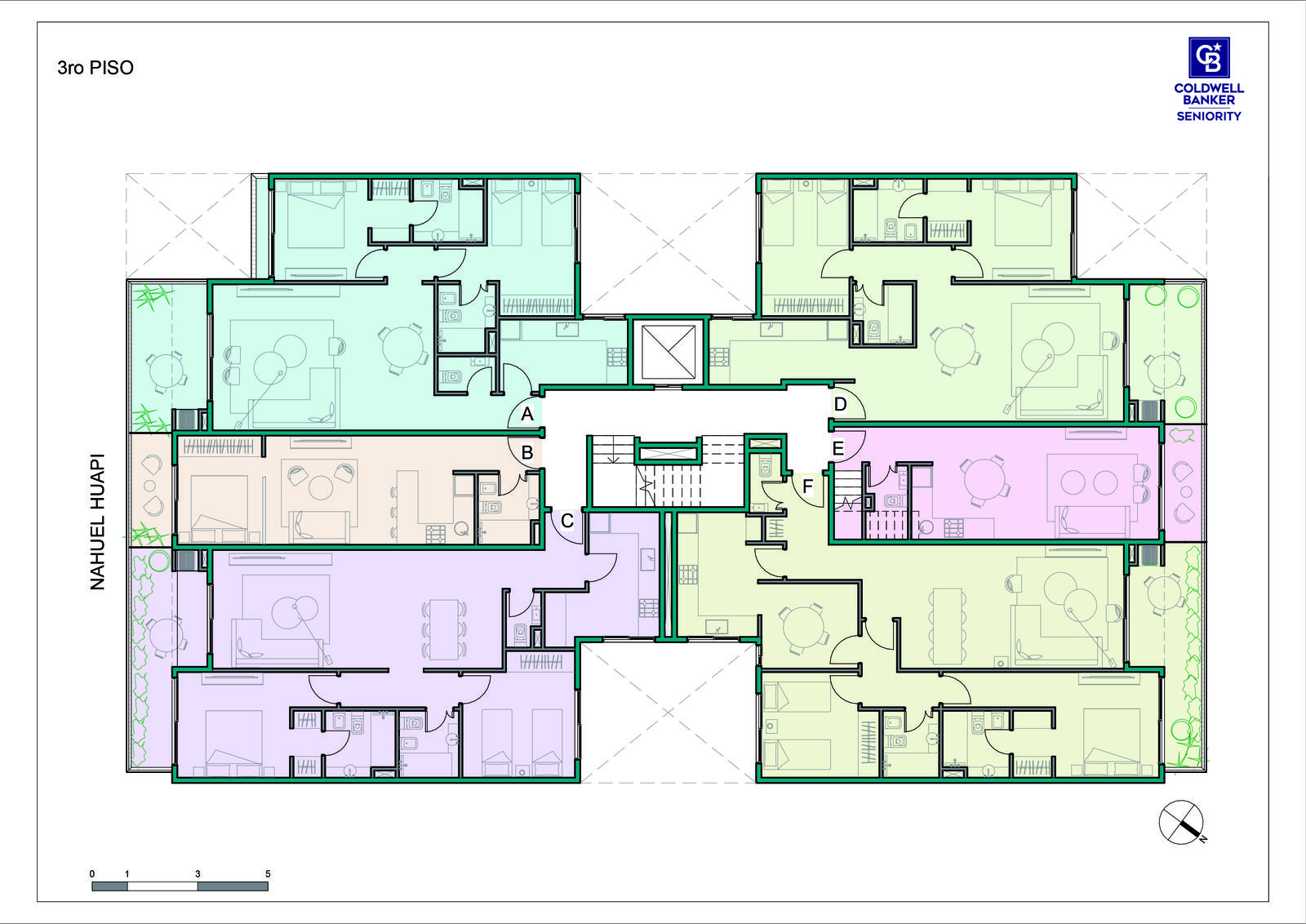 Plano de planta 3r piso