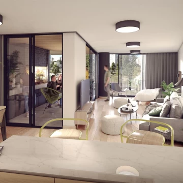 Apartamento de 2 dormitorios en venta, unidad 903, YES Plaza Varela, Pocitos