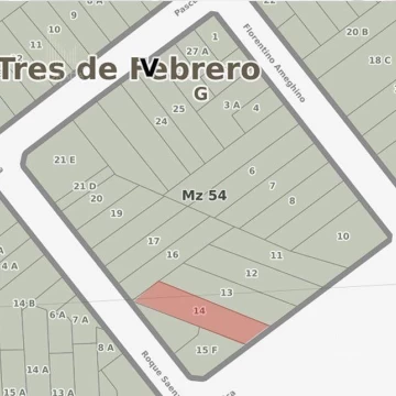 Terreno en venta en Saenz Peña en Av America